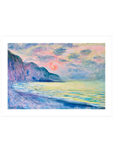 Monet Sunset, Foggy Weather, Pourville - Art Print